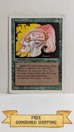 4x Llanowar Elves Revised Edition Regular - Image 4