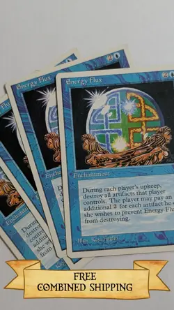 4X Energy Flux MTG Core Set 4th Edition Regular - Image 1