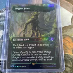 2023 Magic: the Gathering Fangorn Forest legendary foil lang - Image 1