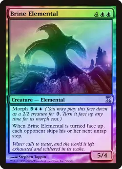 Brine Elemental FOIL Time Spiral NM Blue Uncommon MAGIC MTG CARD ABUGames - Image 1