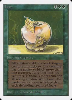 Lure Unlimited PLD Green Uncommon MAGIC THE GATHERING MTG CARD ABUGames - Image 1