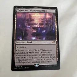 Takenuma Abandoned Mire X1 - NM/M Pack Fresh Kamigawa Neon Dynasty MTG English - Image 1