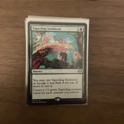 MTG Saproling Symbiosis [Dominaria Remastered, Near Mint] - Image 1