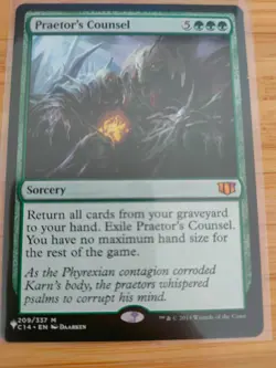 MTG Praetor's Counsel The List Commander 2014 M/NM Free UK P&P - Image 1