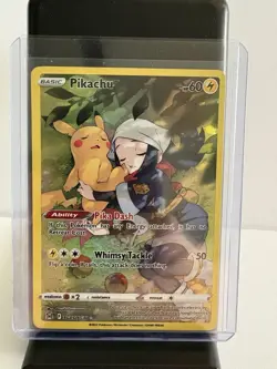 Pokemon Pikachu TG05/TG30 Lost Origin Trainer Gallery Ultra Rare Holo Ability - Image 1