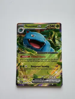 Pokemon TCG Venusaur EX Card 003/165 Scarlet & Violet 151 Card - Image 1