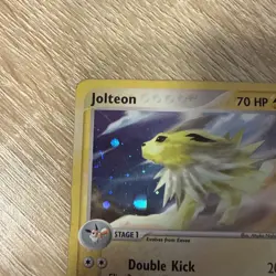 Pokemon TCG Jolteon 6/100 Holo Rare Sandstorm English 2003 - Image 3