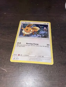 Eevee Cosmo Holo SM235 LP [Sun & Moon Promo:Pokemon] - Image 1