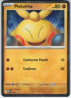 Makuhita - 068 068 Holo Promo ME: Mega Evolution Promo Pokemon Near Mint - Image 1