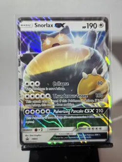 2016-21 Pokemon Sun and Moon Black Star Promos #SM05 Snorlax GX - Image 1