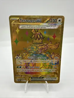 Pokemon Terapagos ex - Hyper Rare SV: Prismatic Evolutions 180/131 NM Holo - Image 1