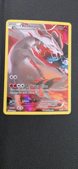 Pokemon TCG Reshiram XY Black Star Promos XY74 Holo Promo - Image 1