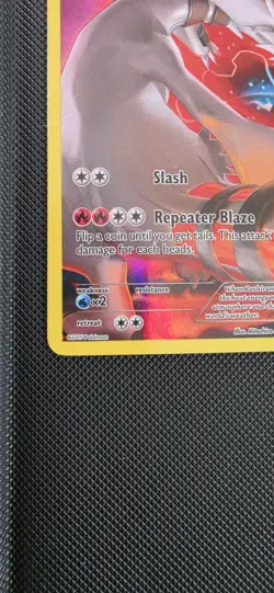 Pokemon TCG Reshiram XY Black Star Promos XY74 Holo Promo - Image 3