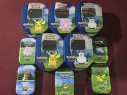 EMPTY Pokemon Tins / Mini Tins Pokemon Go - Image 1