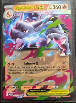 Pokemon Phantasmal Flames Mega Charizard X Ex 013 - Image 1