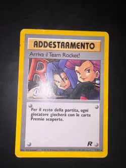 Carta Pokemon Arriva il Team Rocket! 71/82 Pokemon ITA - Image 1
