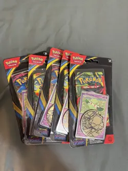 Pokemon TCG Mega Evolution Phantasmal Flames Single Pack Blister x5 - Image 1