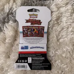 Pokemon TCG S&V Destined Rivals Booster Pack Sleeved Factory Sealed New 34GU - Image 2