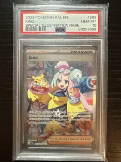 2023 POKEMON PAL EN-PALDEA EVOLVED SPECIAL ILLUSTRATION RARE #269 IONO PSA 10 - Image 1