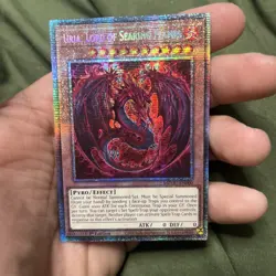 Yugioh Uria, Lord of Searing Flames MZMU-EN000 Starlight Rare 1st Edition NM - Image 1