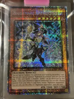 YUGIOH - NIGHTMARE APPRENTICE - STARLIGHT RARE - MP25 - NM - 1ST ED - Image 1