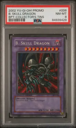 Yugioh PSA 8 B. Skull Dragon BPT-006 2002 Collectors Tin Limited Edition - Image 1