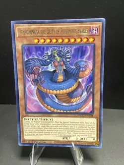 Yugioh! Vennominaga the Deity of Poisonous Snakes - ANGU-EN041 - Rare - 1st Edit - Image 1