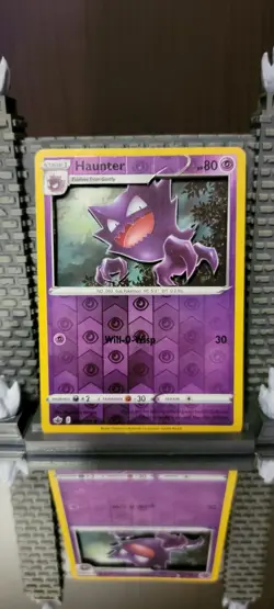 3D Shadowbox Haunter Pokemon Card Tcg Custom Made - Image 1