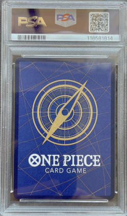 PSA10 One Piece Card Game Japanese Monkey D. Luffy 3rd Anniversary Gold SEC JP - Image 3