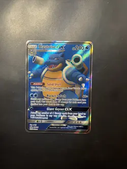 Blastoise GX SM189 - Black Star SM Promo - Full Art Ultra Rare Pokemon Card - NM - Image 1