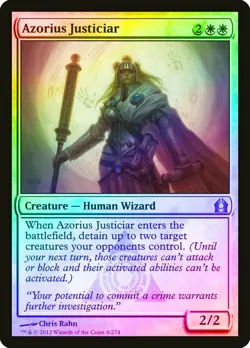 Azorius Justiciar FOIL Return to Ravnica NM White Uncommon MAGIC CARD ABUGames - Image 1