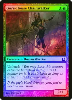 Gore-House Chainwalker FOIL Return to Ravnica NM Red Common MTG CARD ABUGames - Image 1