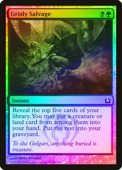 Grisly Salvage FOIL Return to Ravnica NM Black Green Common MTG CARD ABUGames - Image 1