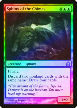 Sphinx of the Chimes FOIL Return to Ravnica NM Blue Rare MAGIC CARD ABUGames - Image 1