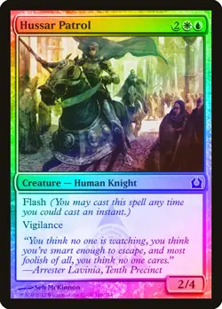 Hussar Patrol FOIL Return to Ravnica NM White Blue Common MAGIC CARD ABUGames - Image 1