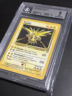 Zapdos #16/102 Base Set Holo Pokemon 1999 - BGS 9 MINT Card - Image 1