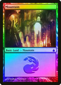Mountain (299) FOIL Ravnica: City of Guilds PLD Basic Land MTG CARD ABUGames - Image 1