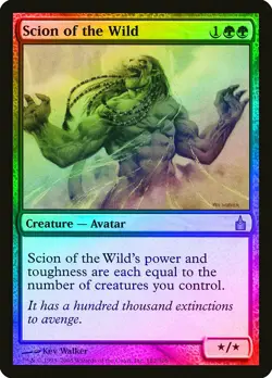 Scion of the Wild FOIL Ravnica: City of Guilds NM Green Rare MTG CARD ABUGames - Image 1