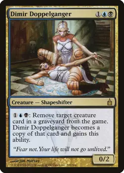 Dimir Doppelganger Ravnica: City of Guilds HEAVILY PLD Rare CARD ABUGames - Image 1