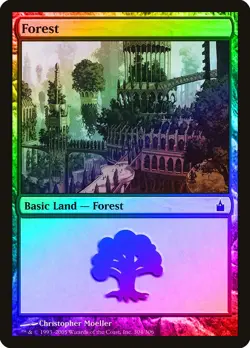 Forest (304) FOIL Ravnica: City of Guilds NM Basic Land MAGIC CARD ABUGames - Image 1