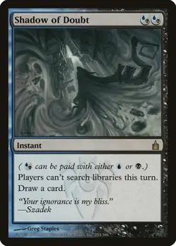 Shadow of Doubt Ravnica: City of Guilds PLD Blue Black Rare MTG CARD ABUGames - Image 1