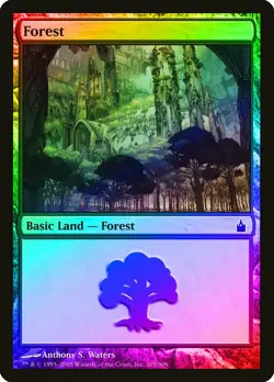 Forest (305) FOIL Ravnica: City of Guilds PLD Basic Land MAGIC CARD ABUGames - Image 1