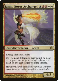 Razia, Boros Archangel Ravnica: City of Guilds NM White Red Rare CARD ABUGames - Image 1