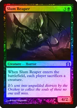 Slum Reaper FOIL Return to Ravnica NM Black Uncommon MAGIC MTG CARD ABUGames - Image 1