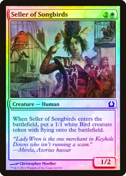 Seller of Songbirds FOIL Return to Ravnica NM White Common MAGIC CARD ABUGames - Image 1