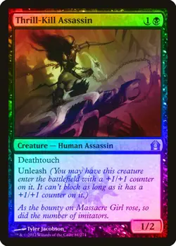 Thrill-Kill Assassin FOIL Return to Ravnica NM Black Uncommon CARD ABUGames - Image 1
