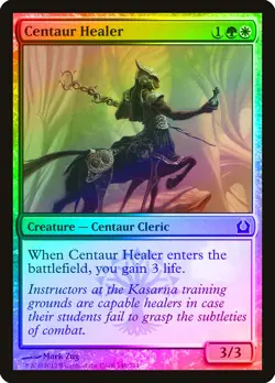 Centaur Healer FOIL Return to Ravnica NM White Green Common MTG CARD ABUGames - Image 1