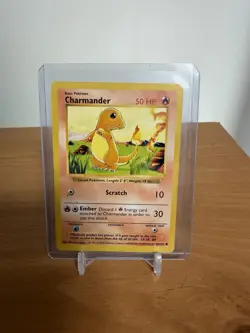 Pokemon TCG Charmander Shadowless Common Card 46/102 Base Set, see condition - Image 1