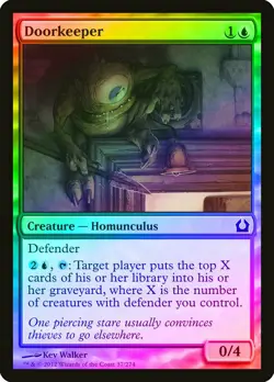 Doorkeeper FOIL Return to Ravnica NM Blue Common MAGIC GATHERING CARD ABUGames - Image 1