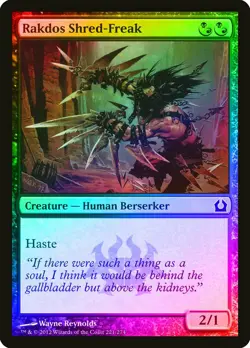 Rakdos Shred-Freak FOIL Return to Ravnica NM Black Red Common CARD ABUGames - Image 1